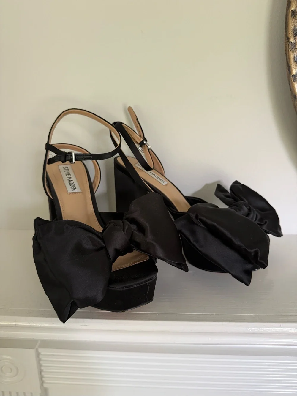Steve Madden Lively Platform Bow Sandals